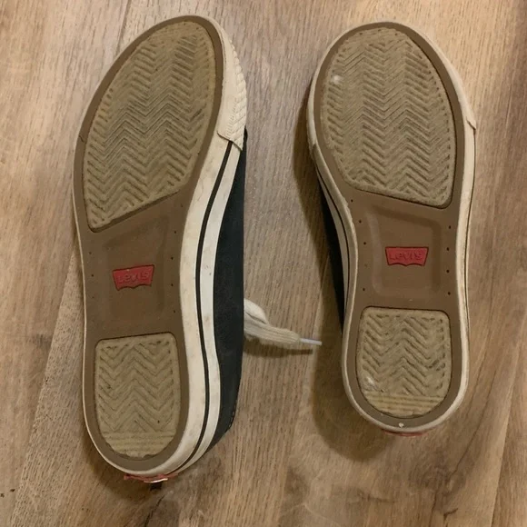 Levi’s Black & White Sneakers Size 6 - Picture 7 of 8